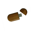 USB-Флешка на 8Gb в форме овала с логотипом